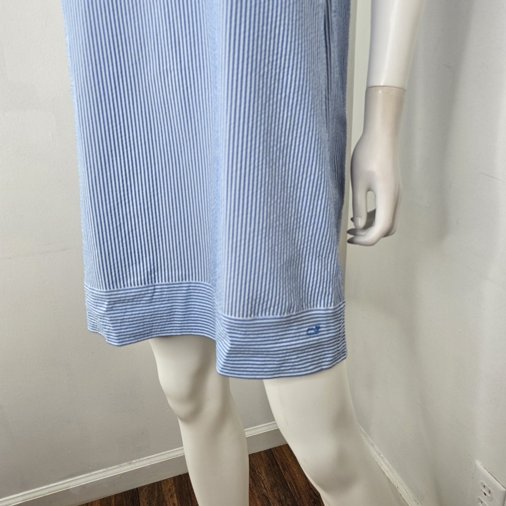 Vineyard Vines Shift Dress Size XS Womens Harbour Flutter Sleeve Tide Blue NWT - Picture 5 of 10